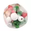 COCODECOVED Đồ chơi bóp Giáng sinh, TPR Nhào Đồ chơi thần tài hoạt hình, Đồ chơi co giãn Handmade Mềm mại 3D ồn ào Bóng Pinch Đồ chơi trẻ em