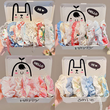 Scrunchie nữ vải mềm mại, bộ dây buộc tóc to và đẹp, cột tóc scrunchies phụ kiện tóc thời trang hàn quốc