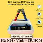 [Hàng mới về] Bộ Karaoke Ô Tô 1 Mic và 2 Mic Không Dây Dùng Cho Màn Hình Android Kèm Bộ Amply DSP Cắm Giắc Zin  — ảnh 2