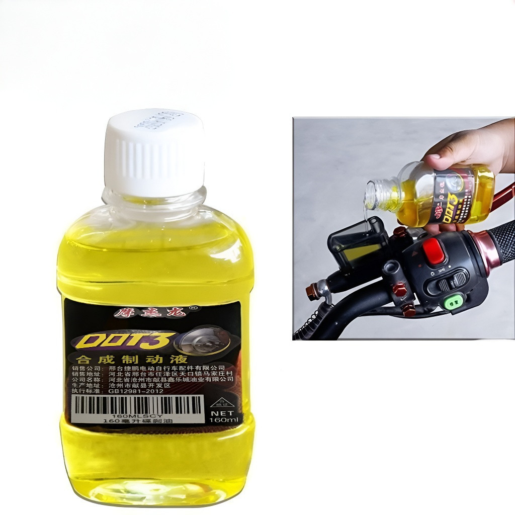 【48h】Dầu phanh xe điện 160ml công thức đặc biệt chống ăn mòn, bảo vệ toàn diện hệ thống phanh đĩa hiệu quả.