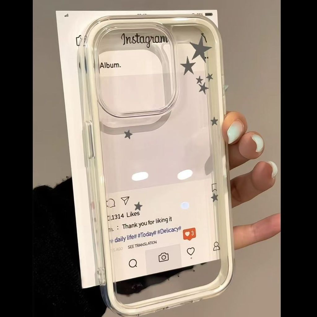 Mực chấm Pentacles cho 16 trường hợp iPhone 17Air 3 trong 1 bezel 14 13 11Pro