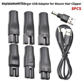 [MỚI] 8 Dây Nguồn 5V Bộ Sạc Thay Thế USB Cáp Chuyển Đổi DC Đa Năng Cho Mọi Loại Máy Cạo Râu Điện Cắt Tóc [VN]