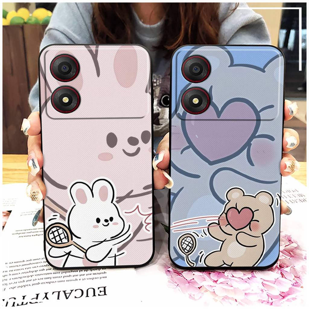 Ốp lưng ZTE Blade A34 TPU silicon mềm, họa tiết hoạt hình, chống sốc, bảo vệ toàn diện, bền đẹp, thiết kế thời trang