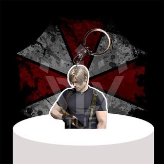 Gantungan Kunci / Gantungan HP Resident Evil - Leon S Kennedy - Ganci Akrilik - Keychain - Leon 1, Gantungan Kunci