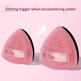 [hatheaven] Tam Giác Puff Mặt Trang Điểm Bọt Biển Mềm, Dùng Cho Bột Lỏng, Kem Nền, Bột Cơ Thể, Mỹ Phẩm
