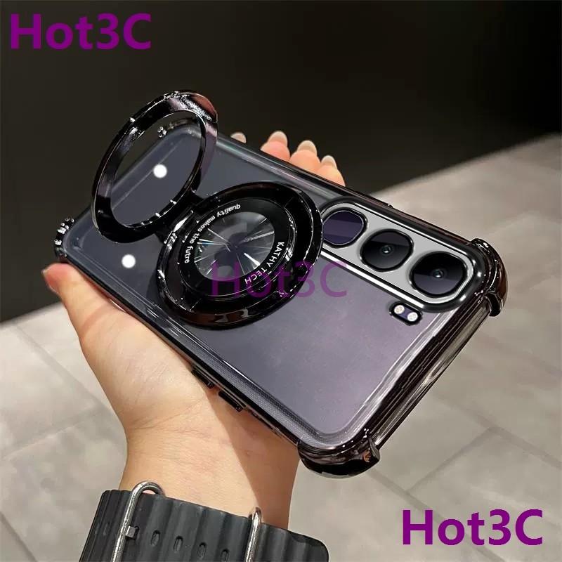 Ốp Lưng Dành Cho Vivo Y19S / Y19S Pro tpu Chống Sốc Giá Đỡ Điện Thoại Di Động SJZJ