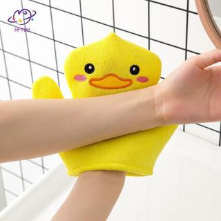 HFTOY Hoạt Hình Nhật Bản Găng Tay Khăn Tắm Bọt Biển Không Đau Loại Bỏ Bùn Găng tay đi tắm Tẩy Tế Bào Chết ~