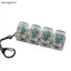 4 / 9 Phím Bàn phím cơ Máy kiểm tra trục Bàn phím LED Đồ chơi chìa khóa Giảm căng thẳng DIY Fidget Nút Keycap Fidget Móc khóa Đồ chơi Quà tặng Đẹp