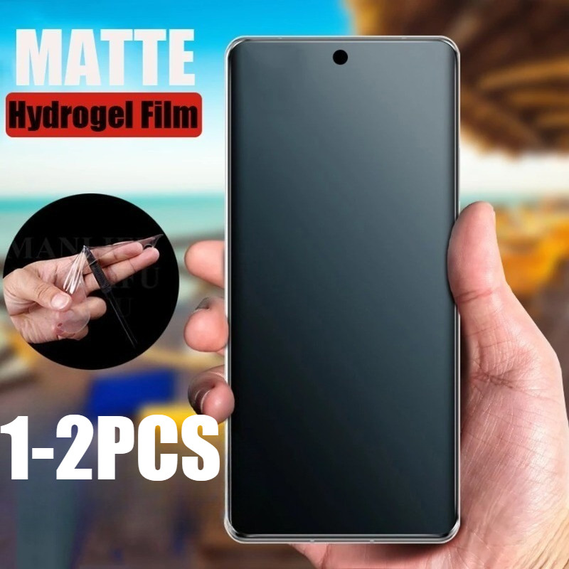 1-2 Chiếc Full Cover Bảo Vệ Màn Hình HD Mềm Cho Xiaomi 15 15S 15T 17 Ultra Pro Max Chống Rơi Chống Gián Điệp Riêng Tư Chống Ánh Sáng Xanh Hydrogel Phim Mờ