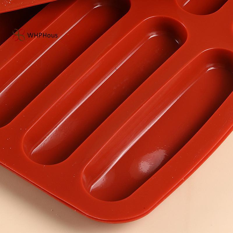 < WHPHous-t > Tiramisu Finger Cookiesmercial Silicone Non-sti Diy Dụng cụ làm bánh cho gia đình Chịu nhiệt độ cao 15 khuôn Đẹp