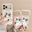 Space Muppet Cat Ghi chú cho 16 trường hợp iPhone 17Air Bánh mì trường hợp 14 13 11Pro