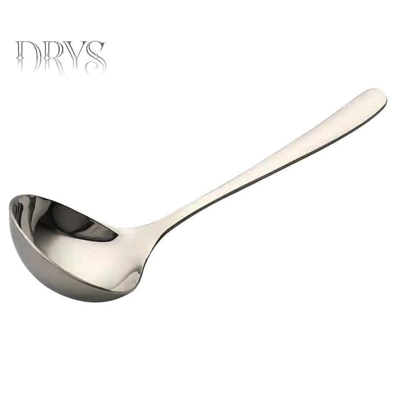 (TFT) Thìa Inox Thiên Tay Cầm Dài Thìa Canh Cho Lẩu Muỗng Nhà Bếp Bộ Đồ Ăn Nấu Ăn MỚI