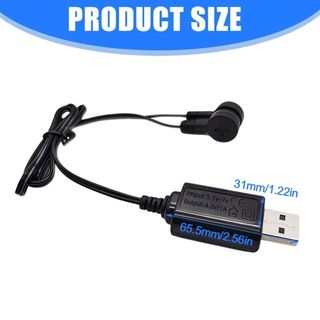 OUSXA 1 Bộ Sạc Pin Lithium, Cáp Sạc Pin 3.7V 4.2V Đa Năng, USB Từ Tính Sạc USB Cho Pin 18650 16340 26650
