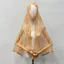 Khăn trùm đầu cô dâu KANGN, Khăn choàng nữ thoáng khí viền ren, Thời trang cổ điển hoa Mandira Veil