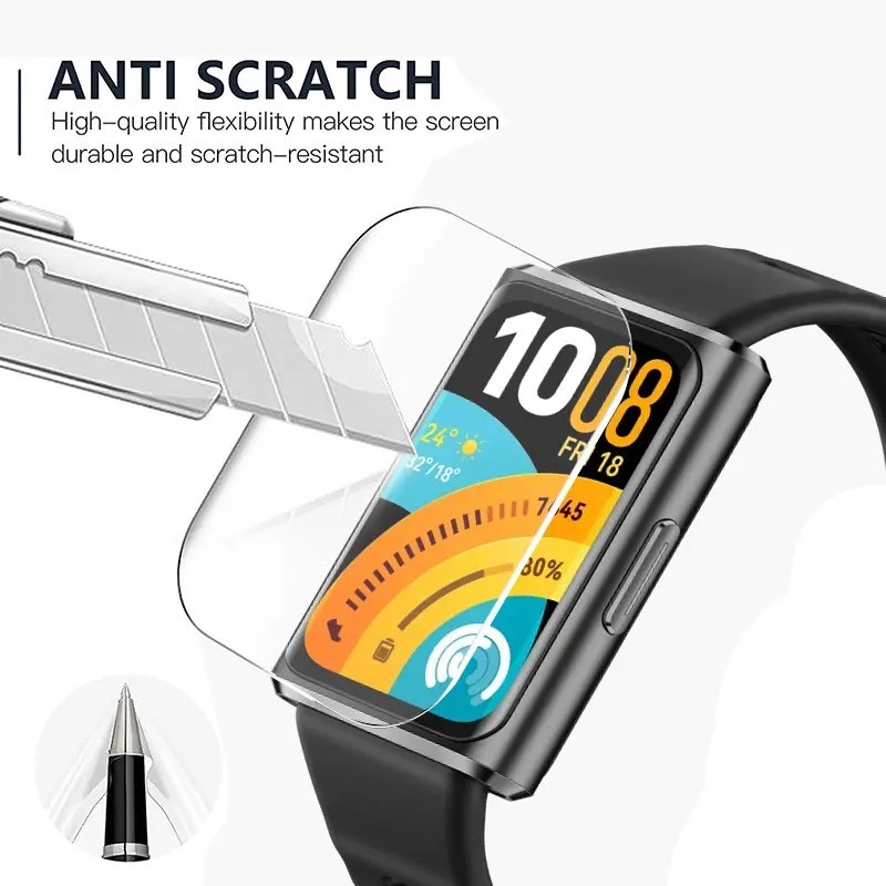 1 Bộ Phim Hydrogel Cho Huawei Band 11 Pro 10 9 8 7 HD Bảo Vệ Màn Hình Cho Huawei Band 11 Series Phim Bảo Vệ Đồng Hồ