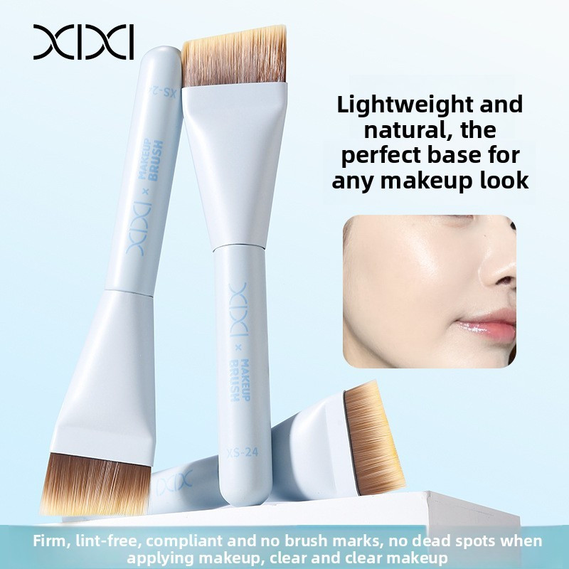 XIXI XS24 Cọ Nền Dẹt Mỏng Góc Nghiêng, Cọ Tán Kem Nền Mịn Đều Không Lộ Vệt, Makeup Foundation Brush