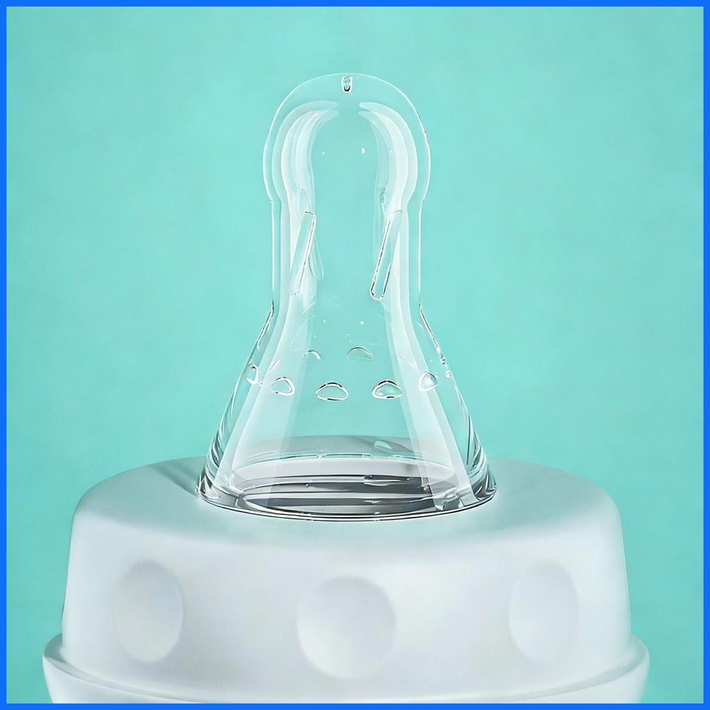 Bình Trẻ Em 240ml Silicone Chống Rò Rỉ Với Núm Vú Ống Hút Chống Dính Bình Sữa Sippy Cup Cho Bé Trai Bé Gái junlavn
