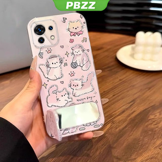 Ốp Lưng Cho xiaomi mi 11 lite xiaomi 11 lite 5g ne xiaomi 11t pro Vỏ Điện Thoại Vỏ Mềm Silicon Chống Sốc Trong Suốt Thiết Kế Mới Thẩm Mỹ CARTOON CAT Có Giá Đỡ TYYMZJ01