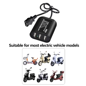 Bộ sạc USB xe đạp điện đa năng 36V đến 120V Đầu vào với 3 cổng cho điện thoại