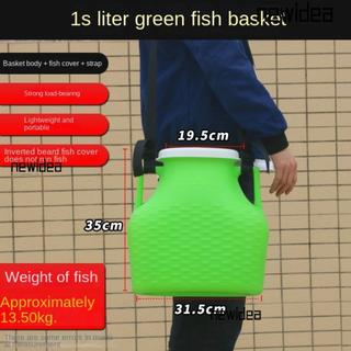 Thùng cá sống NEWIDEA 15/20L, chất liệu nhựa, giỏ đựng cá ngoài trời bền bỉ
