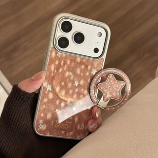 [Sheren] Ốp Điện Thoại Họa Tiết Hươu Thích Hợp Cho i17 16 15 14 13 12 11 pro max Vỏ Bảo Vệ Chống Sốc