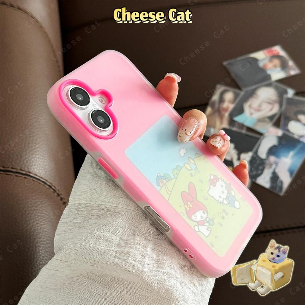 Vỏ Màu Kẹo Cho iPhone 17 13 11 14 16 15 12 Pro Max Macaron 2 Trong 1 Hộp Mềm