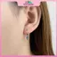 MYPANDA F136 Mặt dây chuyền titan cz charm cho piercings helix và earlobe