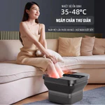 Máy Ngâm Chân Massage Wisezen Bồn Ngâm Chân Hồng Ngoại Gấp Gọn Tự Động Làm Nóng Chống Giật Mát Xa Tự Động Chính Hãng — ảnh 7