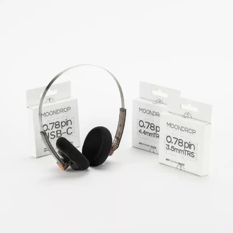 Mới MOONDROP Cũ Thời Trang 4.4mm / Type-C Cáp Âm Thanh Chuyên Dụng 0,78mm 2Pin IMEs Dây USB-C Có Mic