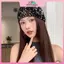 MYPANDA Retro Thanh Lịch Đính Kim Sa Lấp Lánh Mũ Chui Đầu Rỗng Nữ Mùa Hè Thu Du Lịch Ảnh Bầu Không Khí Đa Năng Thường Ngày Y2K Dệt Beanies.