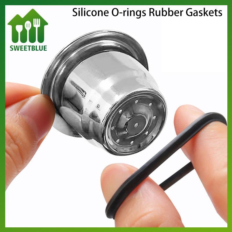 SWEET 10 Chiếc Cấp Thực Phẩm Silicon Mềm Vòng Chữ O Miếng Đệm Cao Su Cho Nespresso Thép Không Gỉ Cà Phê Viên Có Thể Đổ Lại Body Cup n