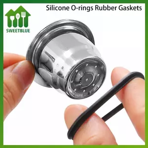 SWEET 10 Chiếc Cấp Thực Phẩm Silicon Mềm Vòng Chữ O Miếng Đệm Cao Su Cho Nespresso Thép Không Gỉ Cà Phê Viên Có Thể Đổ Lại Body Cup n