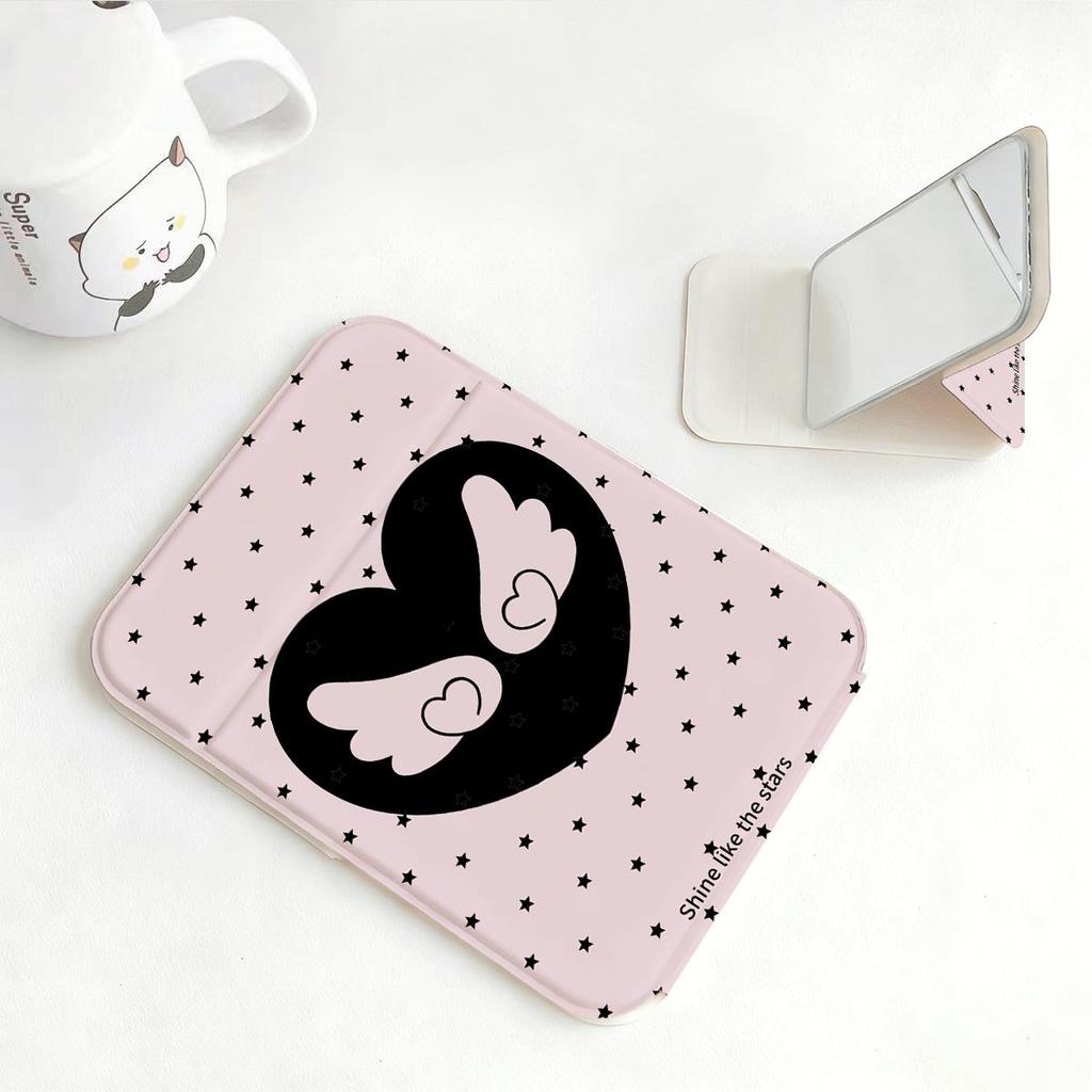 Lời bài hát: Pink Heart Black Wings Gương Phụ Kiện Gập Nhỏ Gọn, Quà Tặng BạnBèSiêuĐẹp