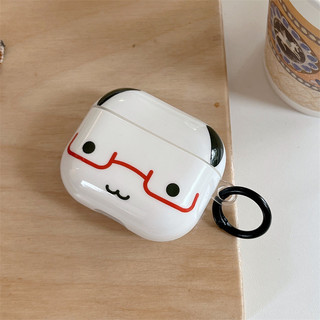 Biểu cảm động vật cho AirPods 1 / 2 3 Pro Pro2 pro3 Airpod4 Bộ tai nghe Vỏ bảo vệ Bluetooth không dây AirPods Pro i3 i4 pro3 Vỏ bảo vệ tai nghe