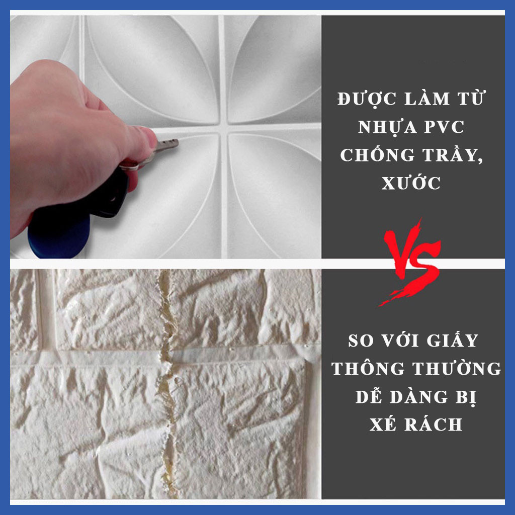 Tấm ốp tường 3D PVC A13 KT 50x50CM | BigBuy360 - bigbuy360.vn