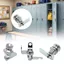 Khóa hộp phân phối BORAGETE, Khóa tủ tập tin Chrome hợp kim kẽm, Khóa phần cứng chốt RV đa năng vận hành ngón tay cái chuyên nghiệp