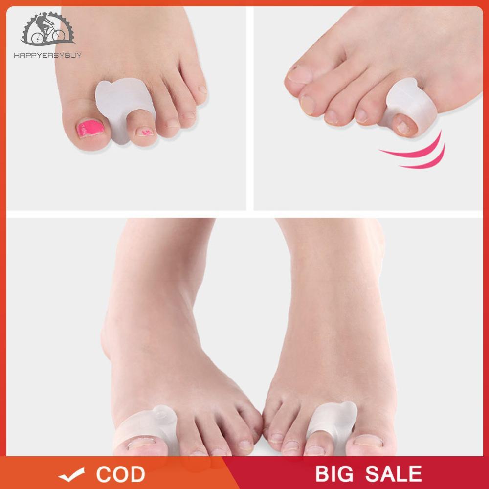 2 Chiếc Ngón Chân Tách Vòng Bunion Hallux Valgus Ngón Tay Cái Chỉnh Hình Massage Chỉnh Hình Bảo Vệ Xương Chồng Lên Móng Chân