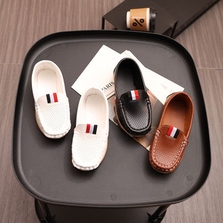 Bé Trai Loafers Trẻ Em Giày Thường Ngày Cho Trẻ Tập Đi Vừa Lớn Trẻ Em Phong Cách Anh Thời Trang Mềm Mại Slip-on Cổ Điển Loafers Mùa Xuân Mới Moccasins