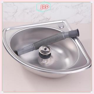 JRP RV Bồn Rửa Chén Phòng Tắm Không Gỉ Chậu Cắm Trại Góc Rau Motorhome Thanh Thép Nhỏ Bát Đơn Thả Bồn Tắm JRP