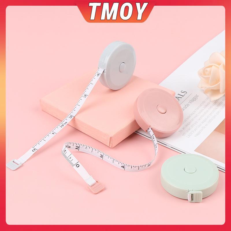 TMOY 1 Máy Tính 2m Thước Băng Di Động Có Thể Thu Vào Thước Trẻ Em Thước Chiều Cao Cuộn Băng TMOY