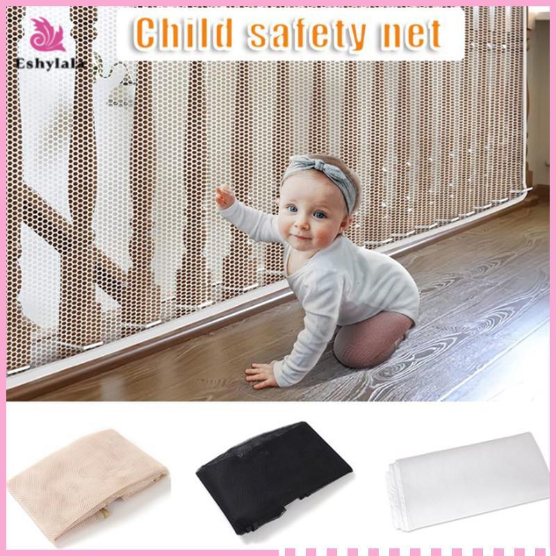 Eshylala Lưới An Toàn Trẻ Em Lan Can Bảo Vệ Lưới Mịn Hàng Rào An Toàn 60-100 ft Ban Công Cầu Thang Hàng Rào Lồng [MỚI]