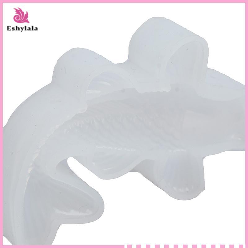 Eshylala Khuôn Silicon 3D Hình Cá Koi Cho Trang Sức Epoxy - DIY thủ công mới