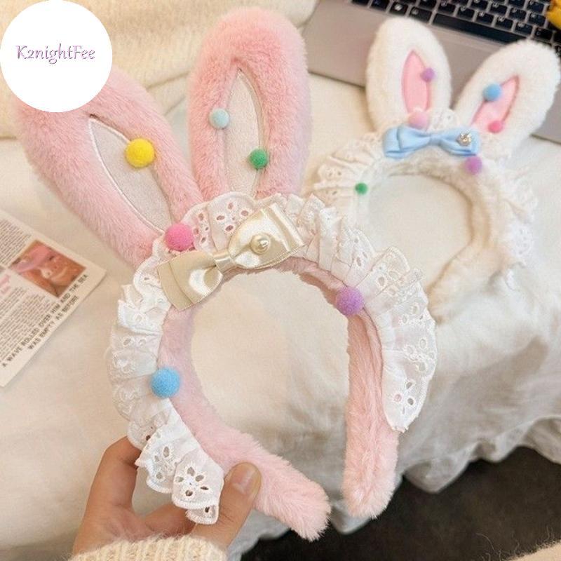 K2nightFee - Tóc cosplay thỏ tai Gothic cho lễ hội Phục Sinh, phù hợp chụp ảnh và lễ hội