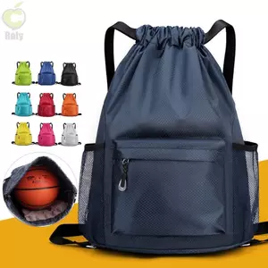 Ba lô dây rút ROLY, Ba lô đa năng dây rút Nylon, Túi du lịch 5 màu chống thấm nước thời trang Unisex