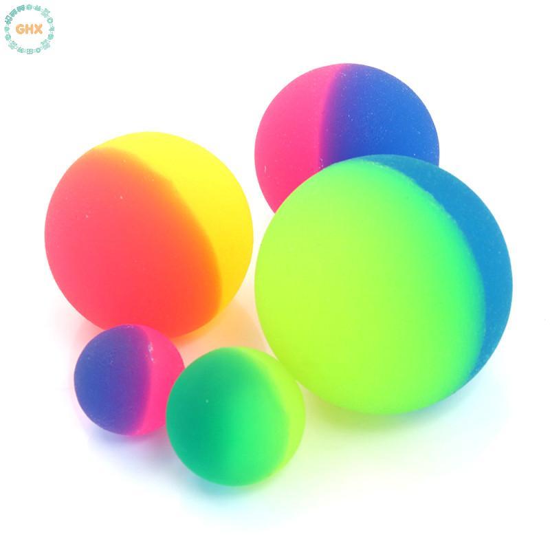 GHX 1 / 10 Chiếc Moonlight High Bounce Ball Co Giãn Juggling Jumping Balls Bouncing Ball Đồ Chơi Ngoài Trời Chơi Vui VN