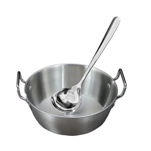 Yoo Modern Hàn Quốc Lấy Cảm Hứng Từ Tay Cầm Đôi Bát Canh Có Thìa Thép Không Gỉ 304 Cốc Rượu Vang Cho Lò Vi Sóng Sử Dụng