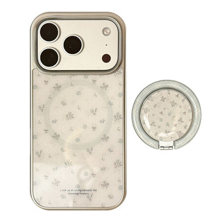 [Sheren] Ốp Điện Thoại Hoa Xanh Tươi Nhẹ Nhàng Thích Hợp Cho i17 16 15 14 13 12 11 pro max Vỏ Bảo Vệ Chống Sốc