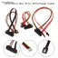 Cáp nguồn Mini 4Pin + SATA 20 / 30 / 40cm 22 (15 + 7) Pin sang PH2.0 / 3.0 Cáp dữ liệu ổ đĩa cứng Cáp cấp nguồn Đẹp