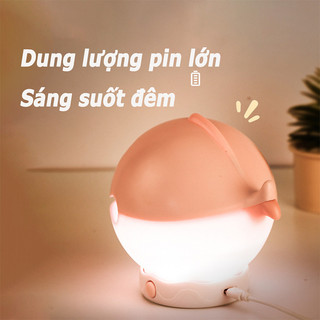 Đèn Ngủ Hình Cá Bằng Gỗ Sáng Tạo, Chạm để điều Chỉnh độ Sáng, đèn Ngủ Nhỏ đầu Giường, đèn Cầu Phúc Bằng Gỗ Cá