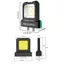 Đèn LED làm việc YICA, Bộ phận dụng cụ điện đa năng Đèn tìm kiếm ngoài trời, Đèn pin Lithium bền có thể điều chỉnh độ sáng cao có thể điều chỉnh chất lượng cao cho Makita / Milwaukee / Dewalt / Bosch